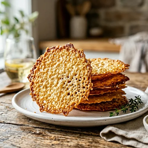 Easy Parmesan Crisps
