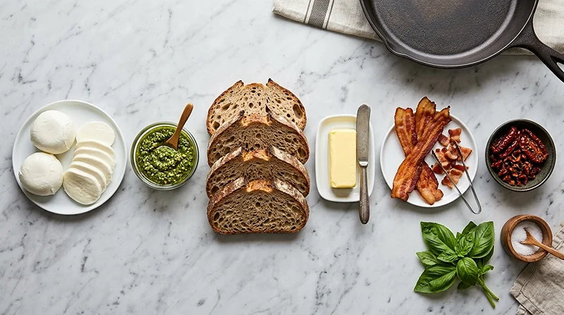 Pesto Grilled Cheese 2 Easy Pesto Recipes