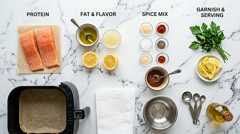 Air Fryer Salmon Recipe 2 Easy Recipe For Salmon
