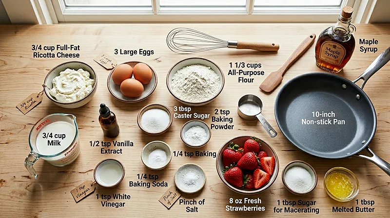 Fluffy Ricotta Pancakes 2 Easy Ricotta Pancakes