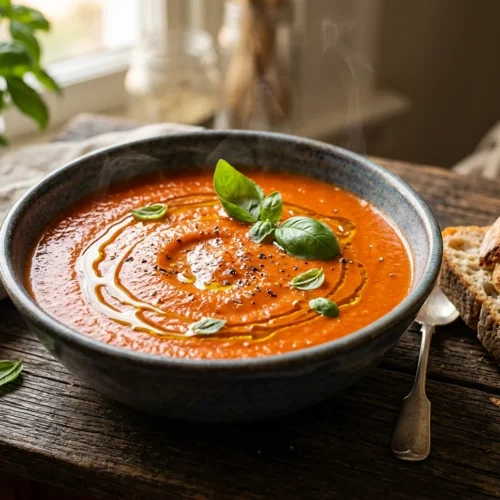 Easy Tomato Basil Soup 5 Easy Tomato Basil Soup