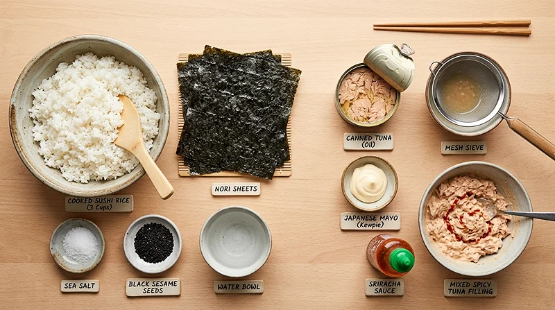 Easy Tuna Onigiri
