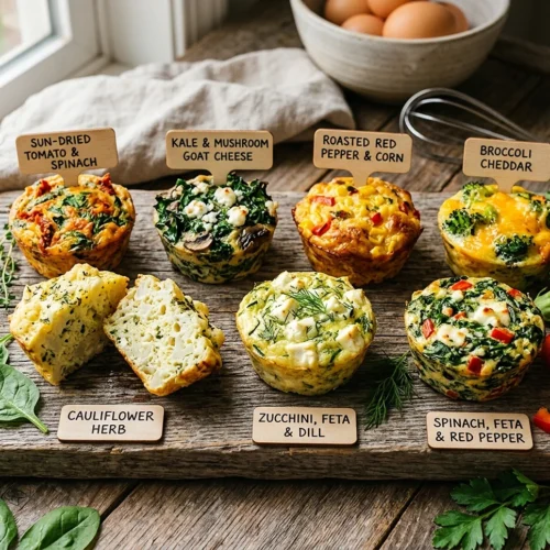 Egg Muffins Meal Prep (7 Flavors)