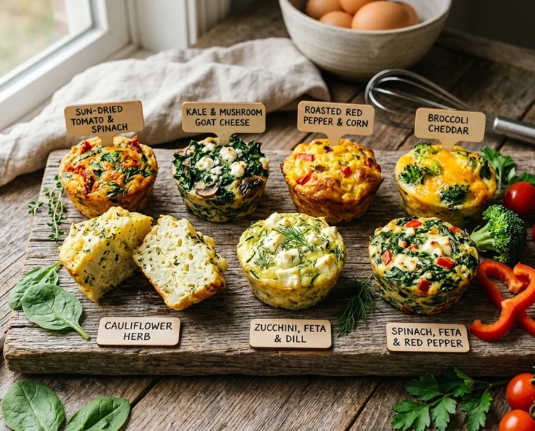 Egg Muffins Meal Prep (7 Flavors)
