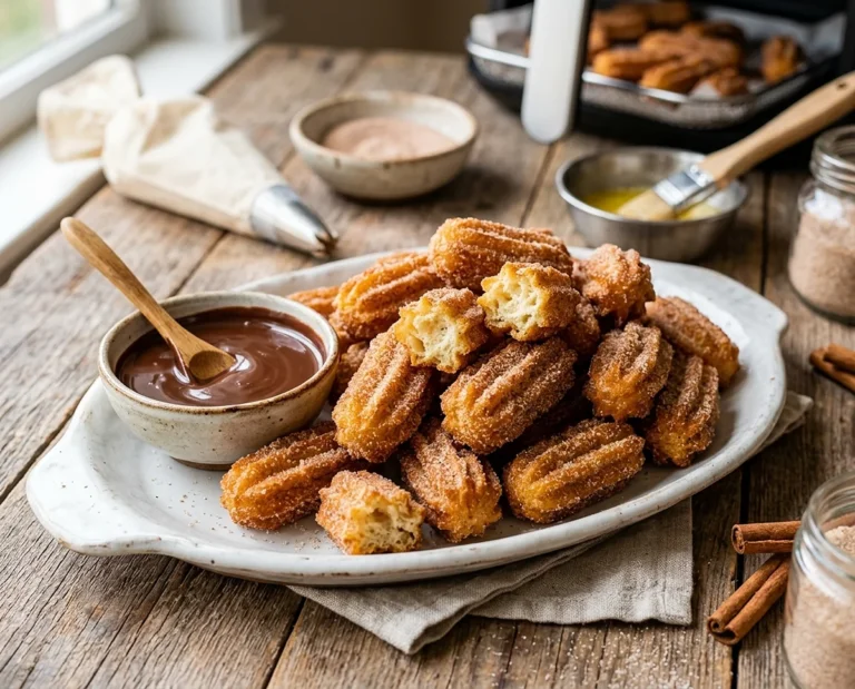 Fluffy Air Fryer Churro Bites Recipe