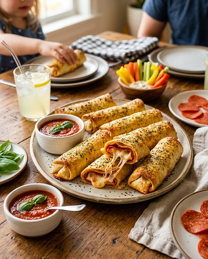 Fun & Easy Pizza Roll-Ups 4 Fun Kid Lunch Ideas