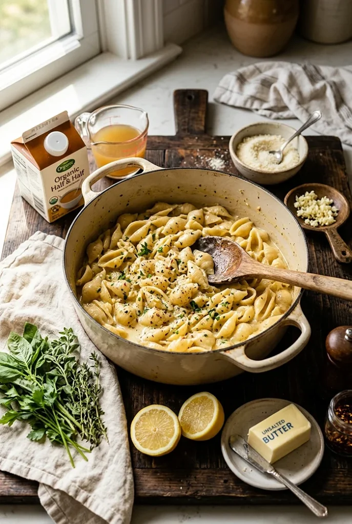 One-Pan Garlic Butter Pasta 4 Garlic Butter Noodles