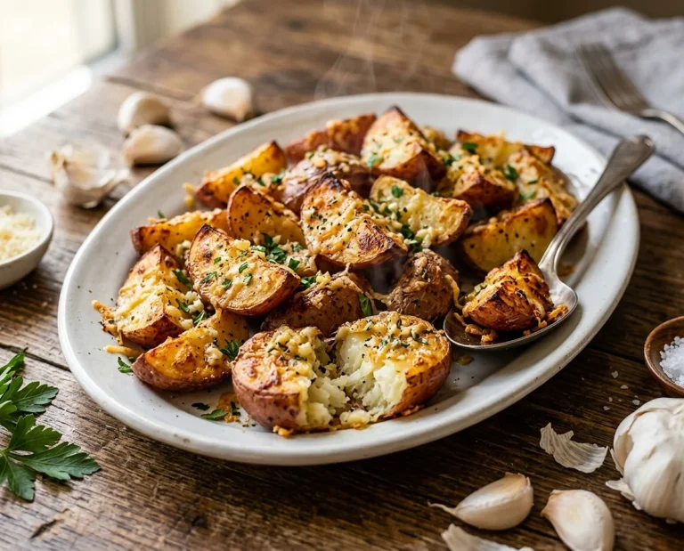 Garlic Parmesan Roasted Potatoes
