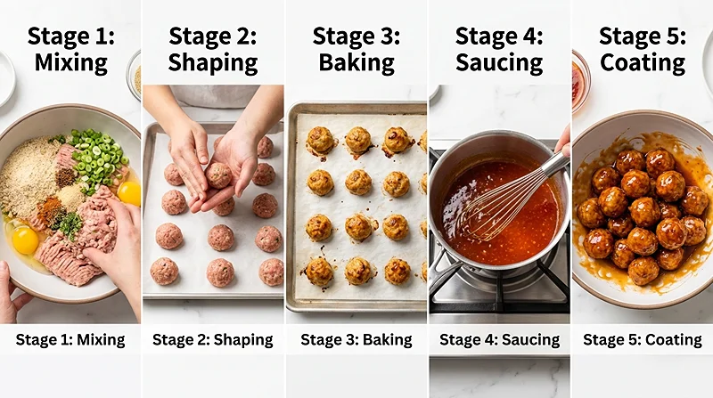 Honey Sriracha Meatballs 3 Glazed Meatballs Recipe