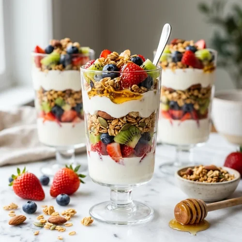 Greek Yogurt Parfait (5 Minutes) 5 Greek Yogurt Parfait (5 Minutes)