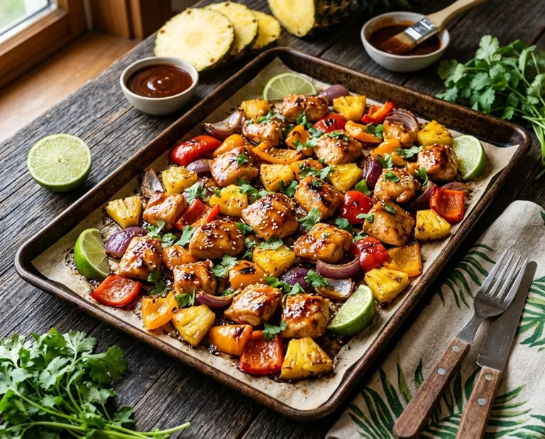 Hawaiian Chicken Sheet Pan