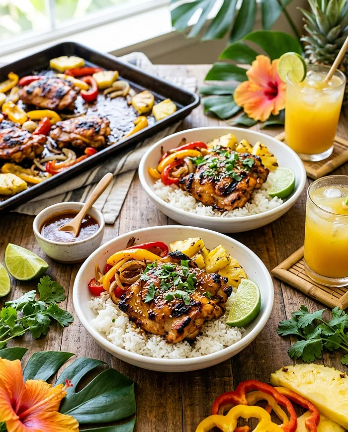 Hawaiian Chicken Sheet Pan Recipe