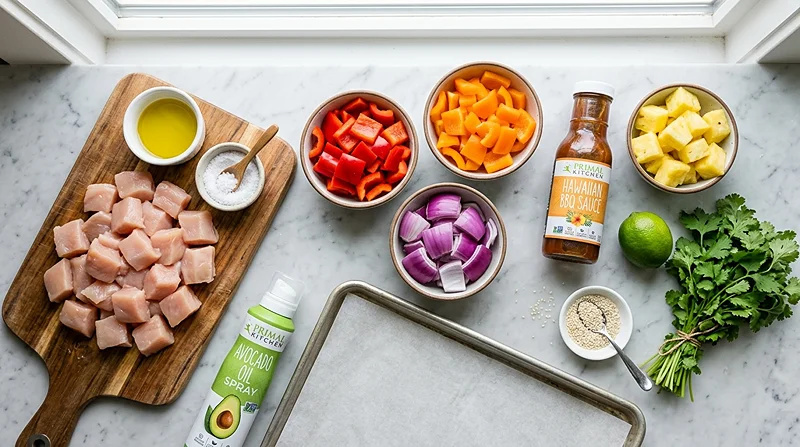 Hawaiian Sheet Pan Dinner
