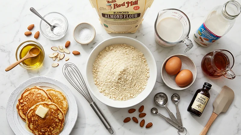 Almond Flour Pancakes 2 Healthy Breakfast Pancakes