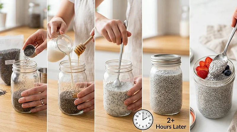 3-Ingredient Chia Pudding 3 Healthy Chia Pudding Recipe
