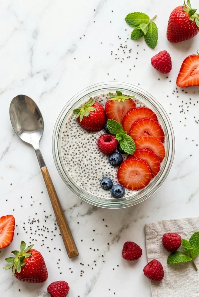 3-Ingredient Chia Pudding 4 Healthy Dessert Recipe