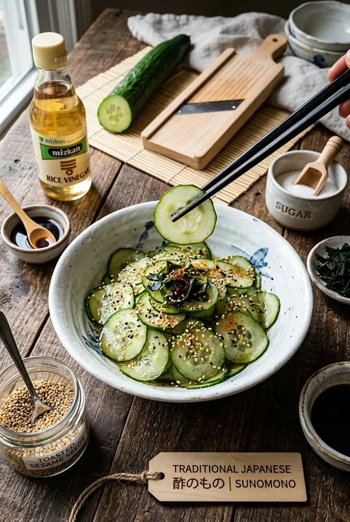 Sunomono (Japanese Cucumber Salad) 4 Healthy Japanese Cucumber Salad