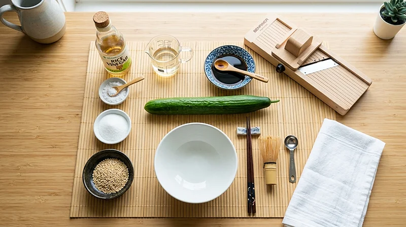 Sunomono (Japanese Cucumber Salad) 2 Healthy Japanese Salad Dish