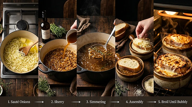 Easy French Onion Soup 3 Homemade French Onion Soup