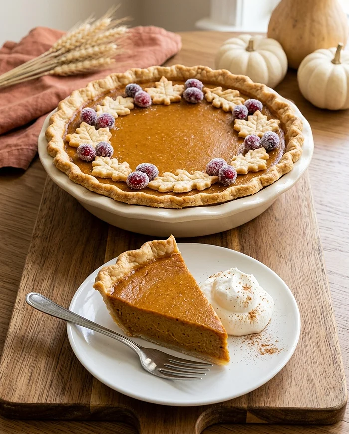 Homemade Pumpkin Pie