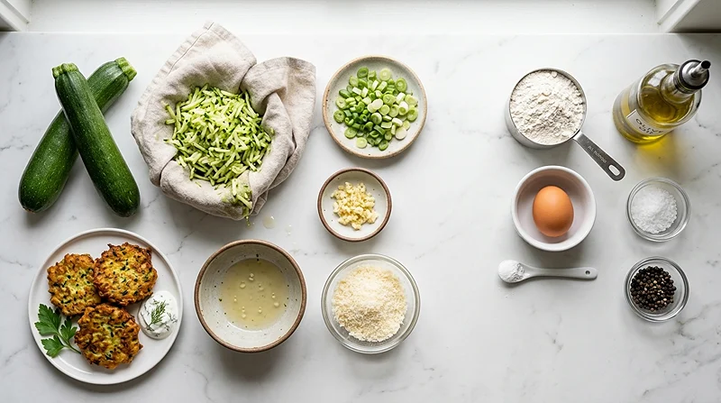 Homemade Zucchini Fritters