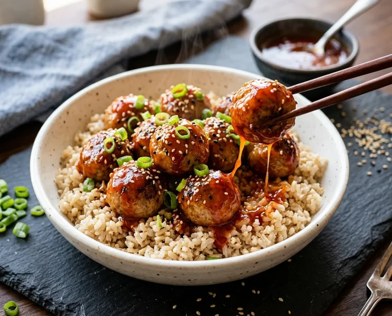 Honey Sriracha Meatballs