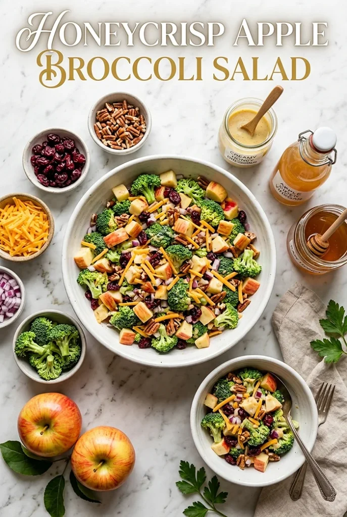 Honeycrisp Apple Broccoli Salad 4 Honeycrisp Apples