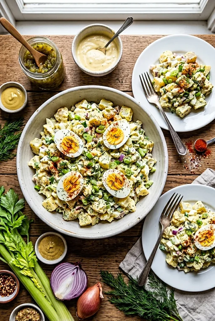 Deviled Egg Potato Salad 4 How To Make Potato Salad With Eggs