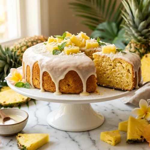 Juicy Pineapple Heaven Cake Recipe