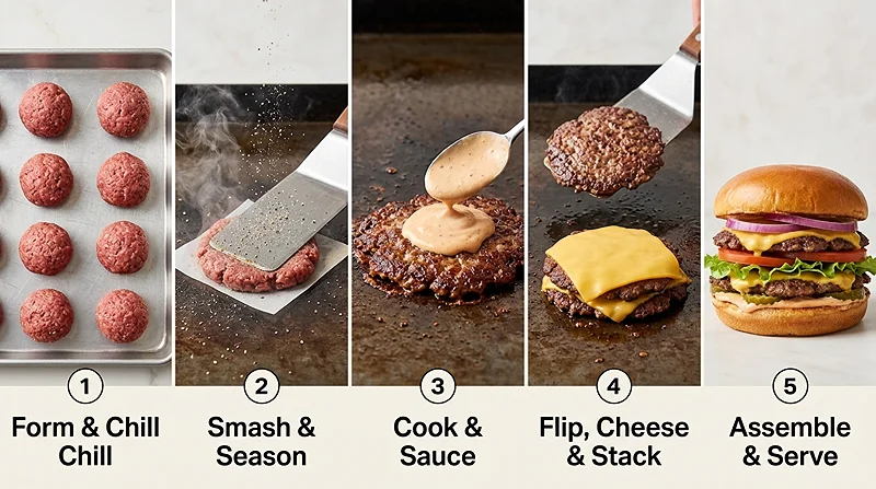 Juicy Smash Burgers