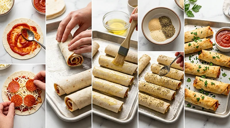 Fun & Easy Pizza Roll-Ups 3 Kids Lunch Snack Ideas