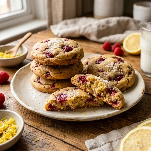 Lemon Raspberry Cookies 5 Lemon Raspberry Cookies