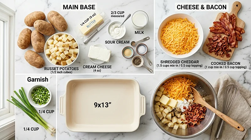 Loaded Baked Potato Side Dish