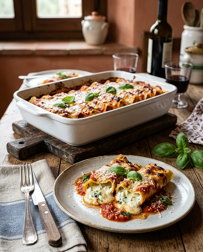 Manicotti Recipe Cheese