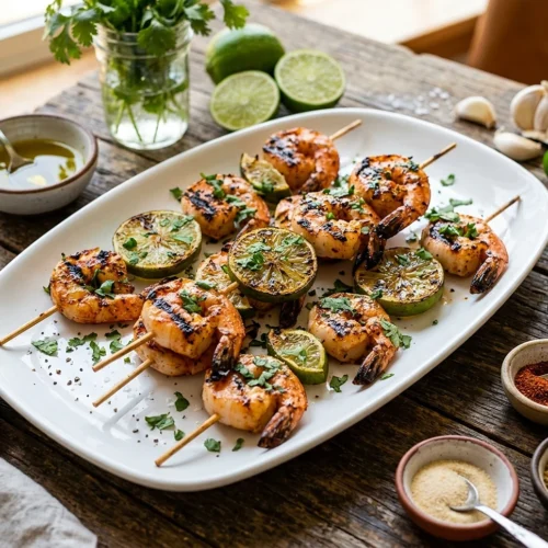 Margarita Grilled Shrimp Skewers 5 Margarita Grilled Shrimp Skewers