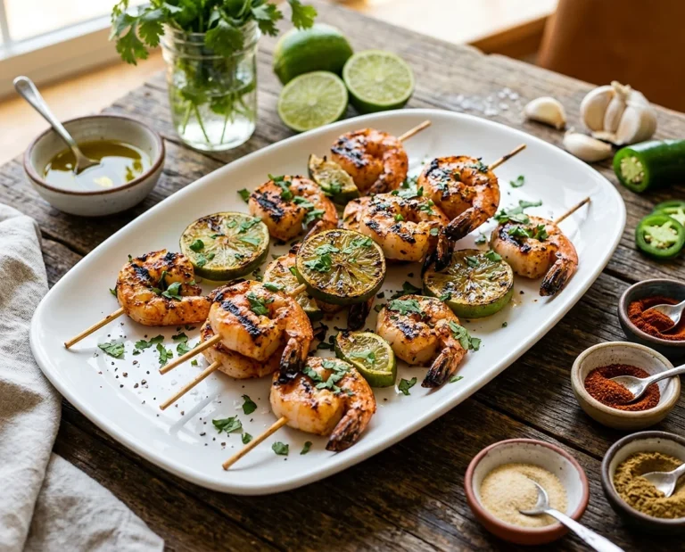 Margarita Grilled Shrimp Skewers