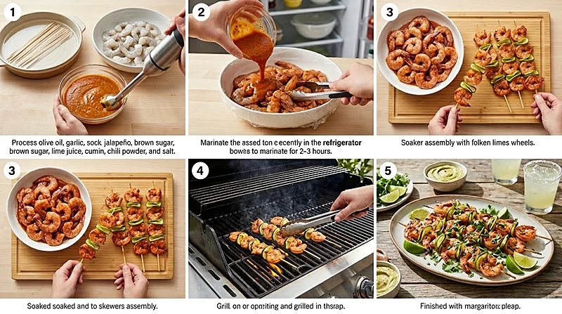 Margarita Grilled Shrimp Skewers 3 Mexican Grilled Shrimp Recipes