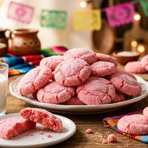 Mexican Pink Cookies 5 Mexican Pink Cookies