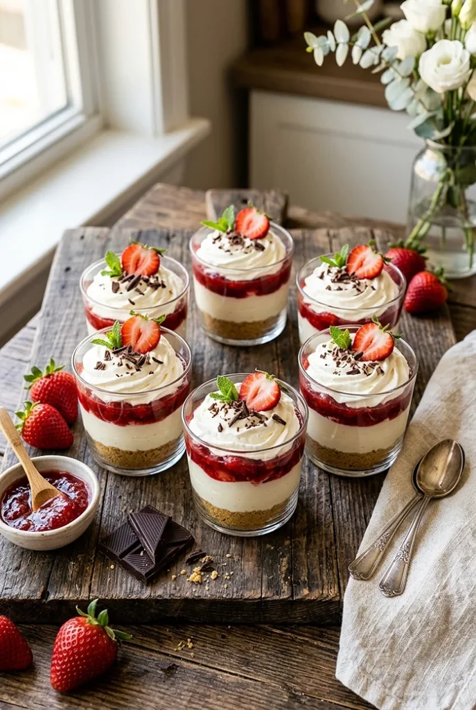 Mini Cheesecake Cups