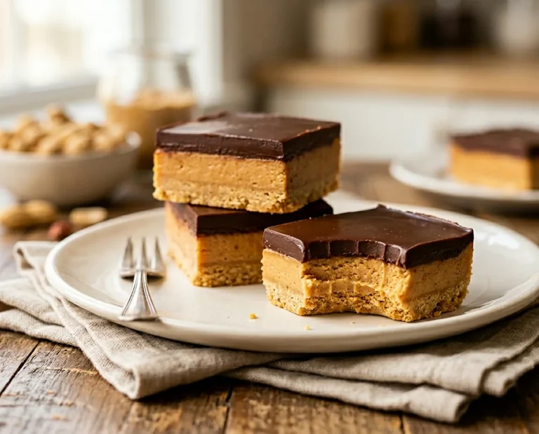 No-Bake Chocolate Peanut Butter Bars