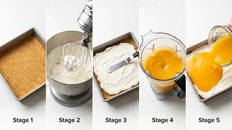 No Bake Tropical Dessert
