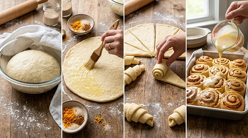 Orange Sour Cream Rolls
