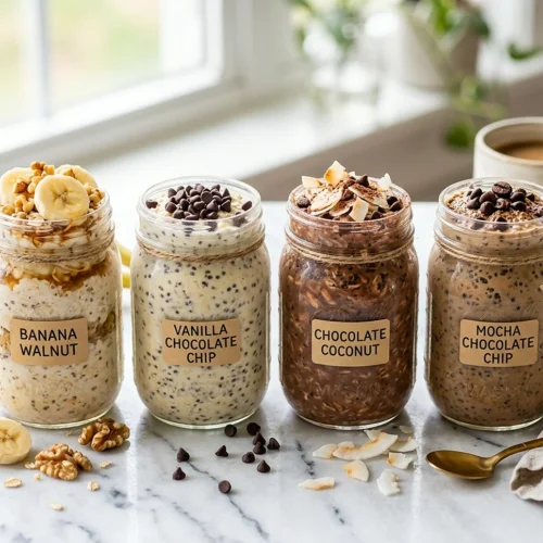 Overnight Oats 4 Flavors 5 Overnight Oats 4 Flavors