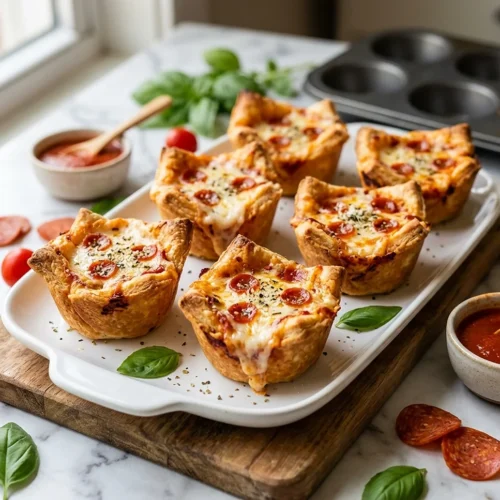 PIZZA CUPCAKES