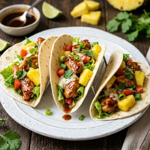 Pineapple Chicken Tacos