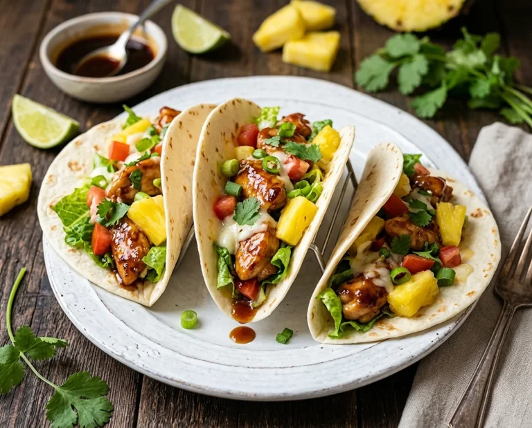 Pineapple Chicken Tacos