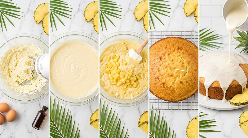 Pineapple Yellow Cake Recipe