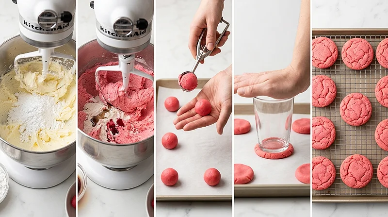 Mexican Pink Cookies 3 Pink Mexican Cookies Recipe