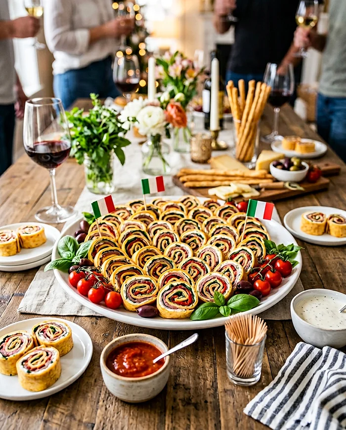 Italian Pinwheels Recipe 4 Easy Italian Pinwheels