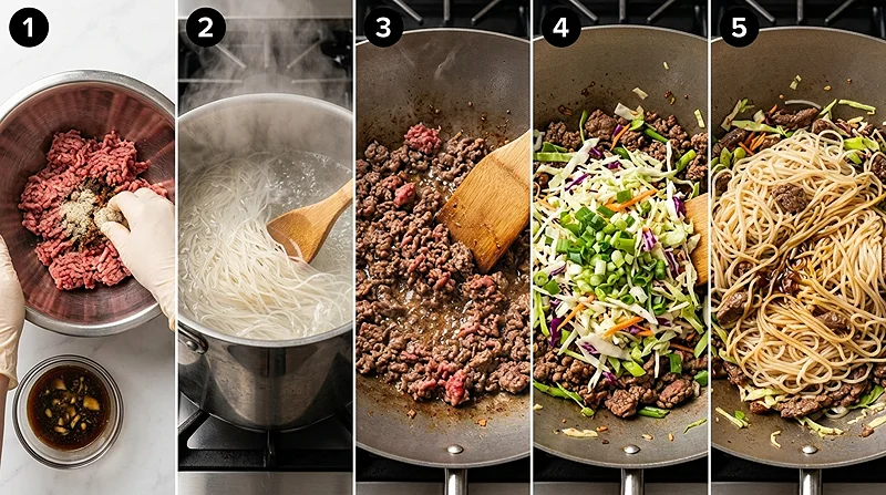Potsticker Noodle Bowl Recipe